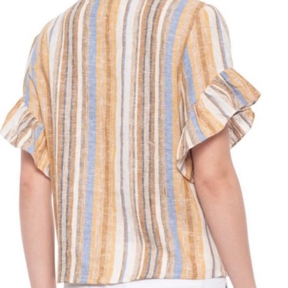 Anthropologie Linen Blouse Drew - Picture 2 of 7